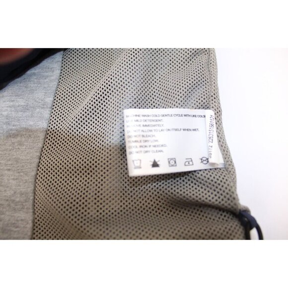 Sports -Tech Budweiser Windbreaker Mens M Navy Jacket Pullover Blue LinedCasual - Picture 12 of 16